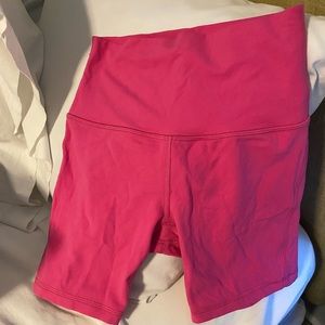 Lululemon Sonic Pink Align Shorts 6 inch